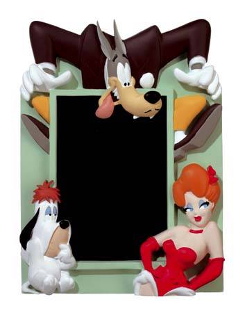 TEX AVERY: DROOPY, THE WOLF & THE GIRL - cadre photo 3D en résine