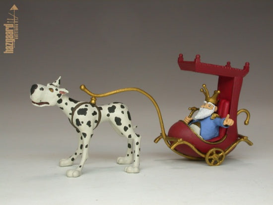 LA NEF DES FOUS: LE CAROSSE DE CLEMENT XVII - figurine métal