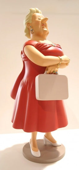 TINTIN: BIANCA CASTAFIORE - statuette résine 23 cm