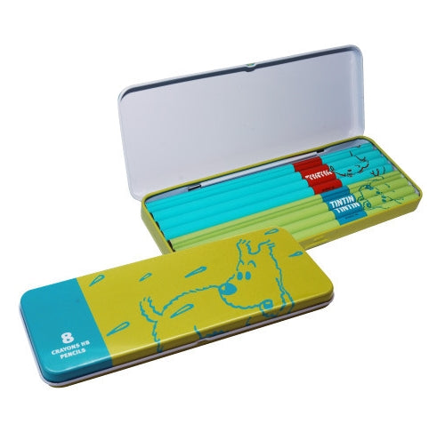 TINTIN - boîte de 8 crayons à papier