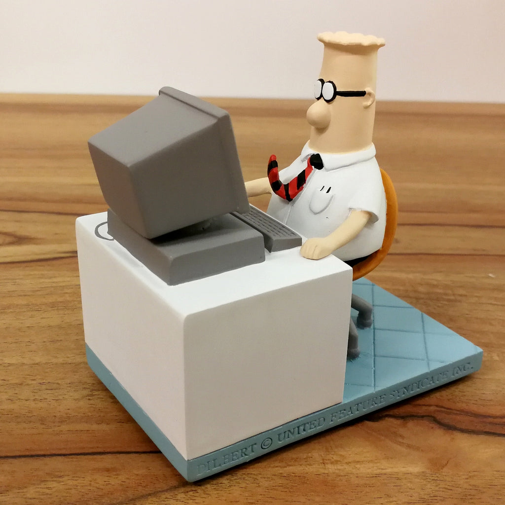 DILBERT: COMPUTER - statuette en résine 9 cm