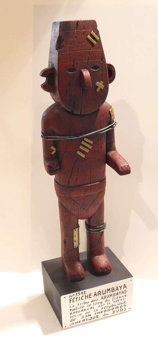 Figurine Tintin - Fétiche Arumbaya Moulinsart - Icônes - Collection Numérotée