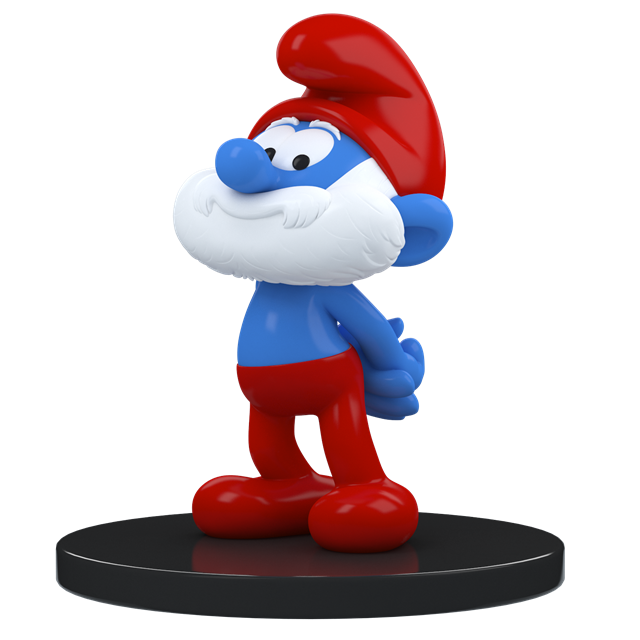 Figurine le Grand Schtroumpf Blue Resin par Puppy (700101)