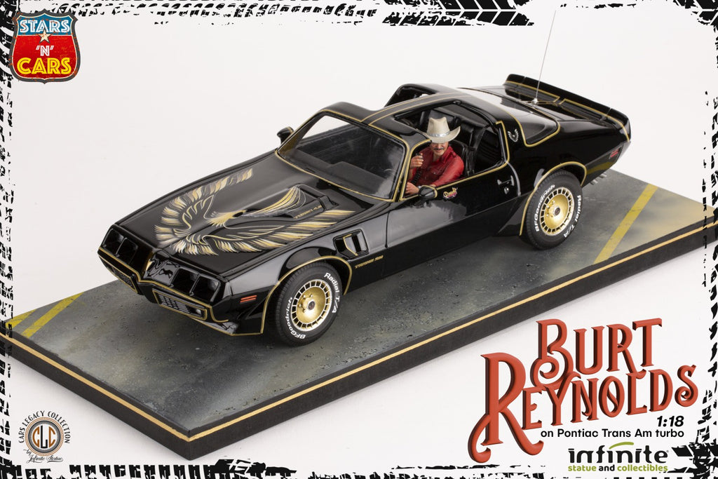 Burt Reynolds on 1980 Pontiac Firebird Trans Am 1:18 