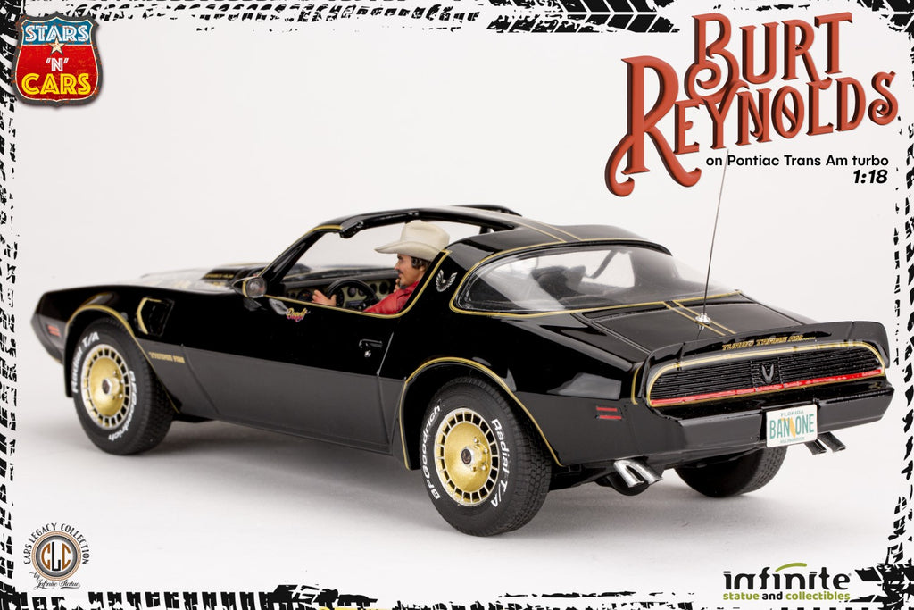 Burt Reynolds on 1980 Pontiac Firebird Trans Am 1:18 