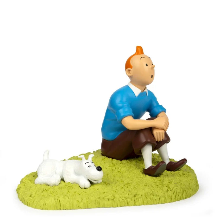 Tintin (Hergé), Tintin patineur - Danger - (Leblon-Delienne pour Moulinsart) avec boite et certificat - Collection