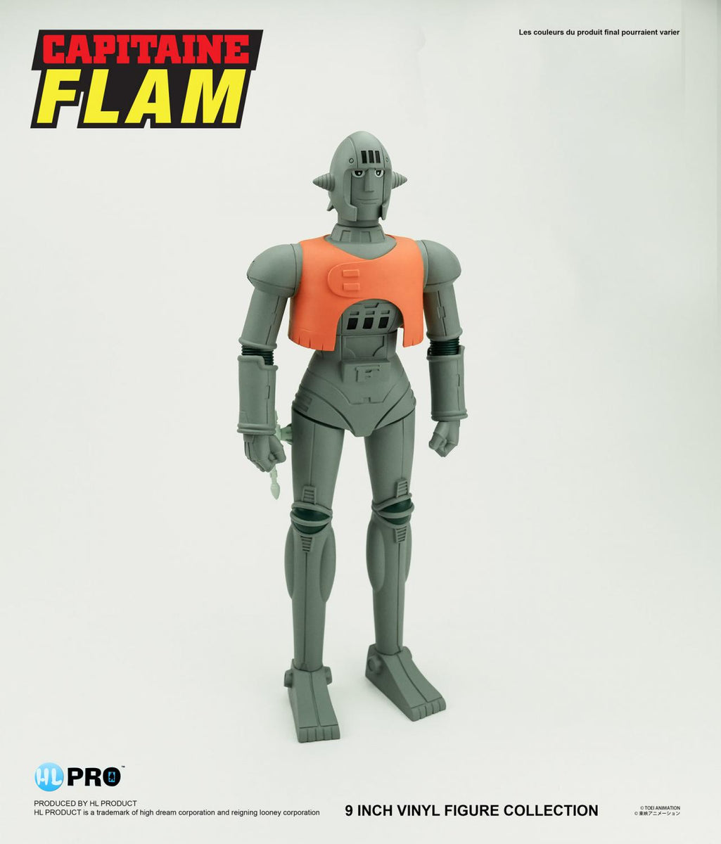 Figurine Capitaine Flam - HL Pro - Vinyl 23cm - Mala - Neuve