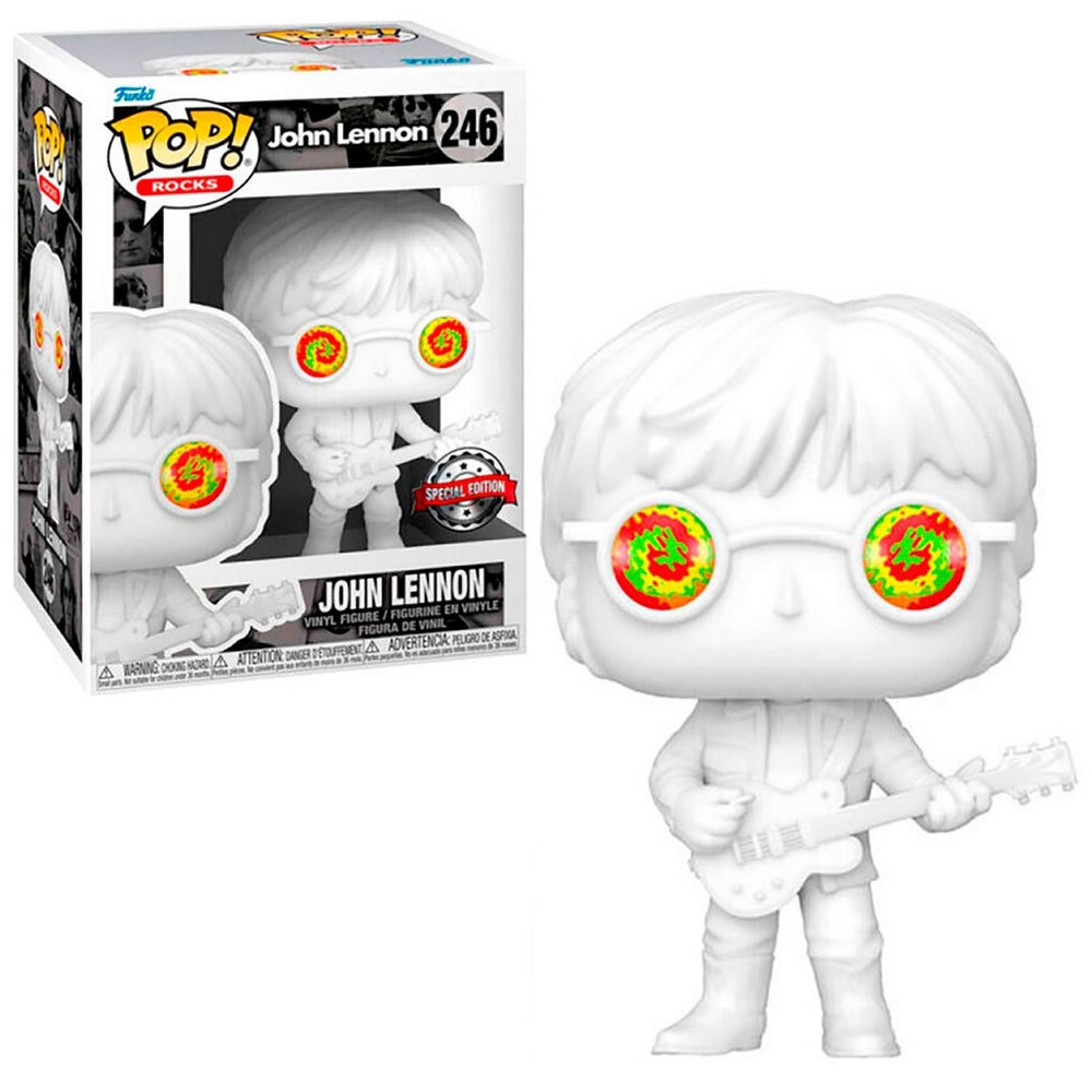 Funko Pop! Rocks: John Lennon with Psychedelic Shades - Figurine en Vinyle à Collectionner - Idée de Cadeau - Produits Officiels - Jouets pour Les Enfants et Adultes - Music Fans Funko Pop! Rocks: John Lennon with Psychedelic Shades - Figurine en Vinyle à Collectionner - Idée de Cadeau - Produits Officiels - Jouets pour Les Enfants et Adultes - Music Fans