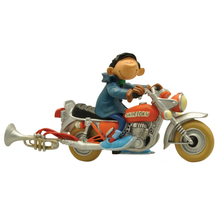 Gaston Lagaffe – Garage De Franquin – Honda De Melle Jeanne – Figurine Résine/métal – Limitée 266ex