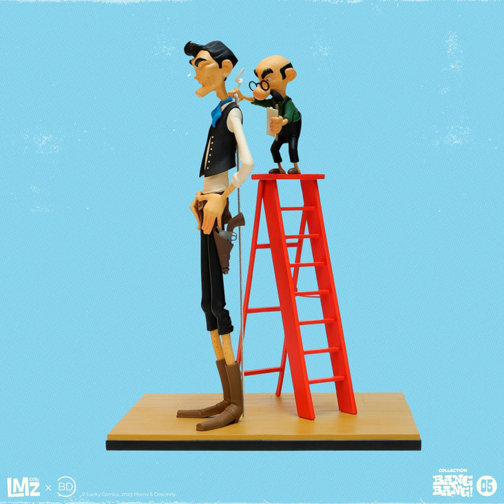 Figurines de Lucky Luke, figurines de dessins animés