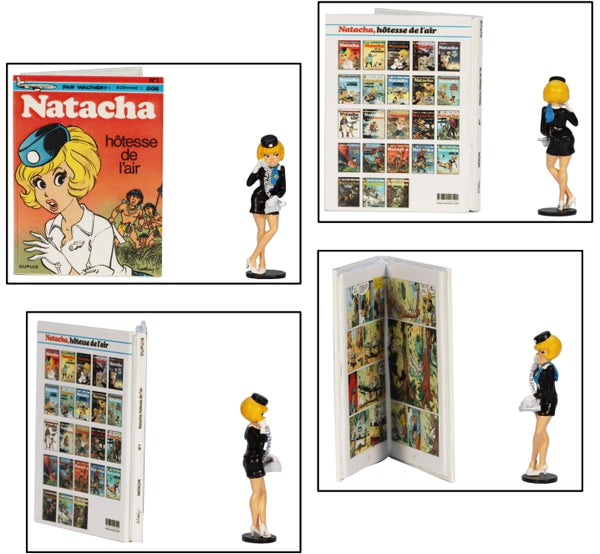 Figurine Pixi Natacha hôtesse de l'air Echappée Bulle 5675