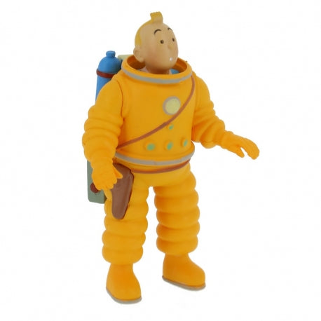 TINTIN: TINTIN COSMONAUTE - figurine plastique 8 cm