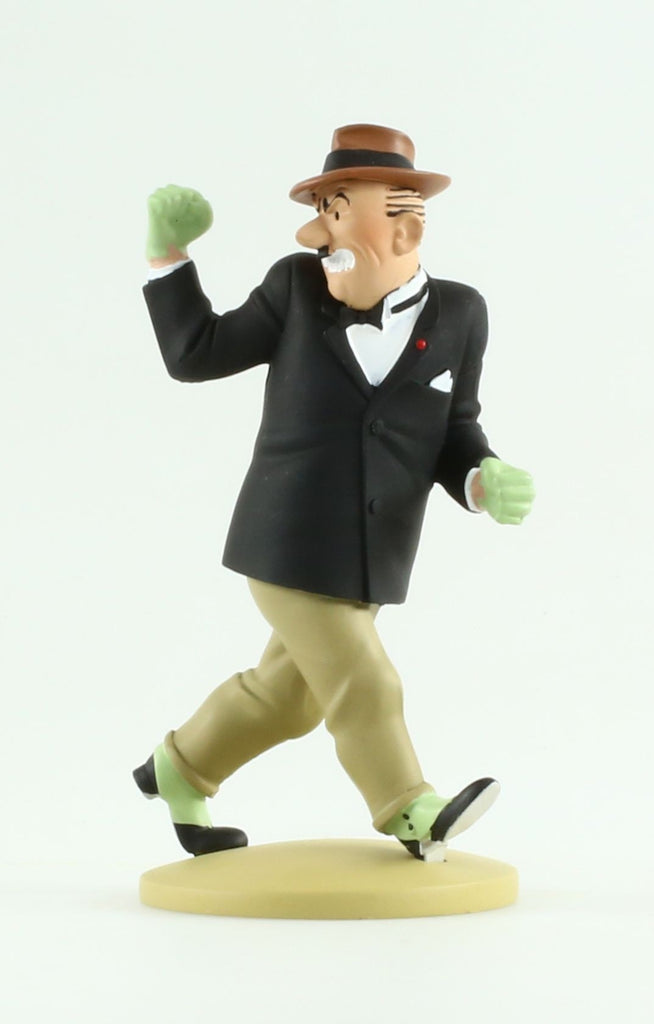 Figurine Tintin: Gibbons, la brute (version kiosque #63) - statuette en résine 12 cm + livret