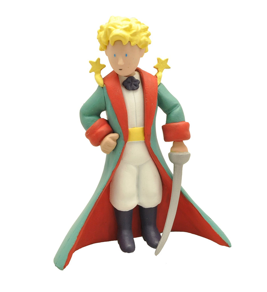 LE PETIT PRINCE: LE PETIT PRINCE EN HABIT DE PRINCE - figurine plastique 7.5 cm
