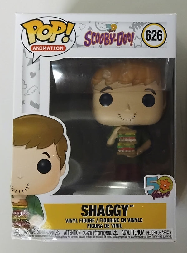 (Boite endommagée) SCOOBY-DOO!: SHAGGY WITH SANDWICH, FUNKO POP! ANIMATION #626 - figurine vinyl 10 cm