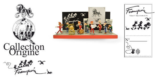 Figurine Pixi Spirou valises, Collection Franquin Origine 2014 (06532)