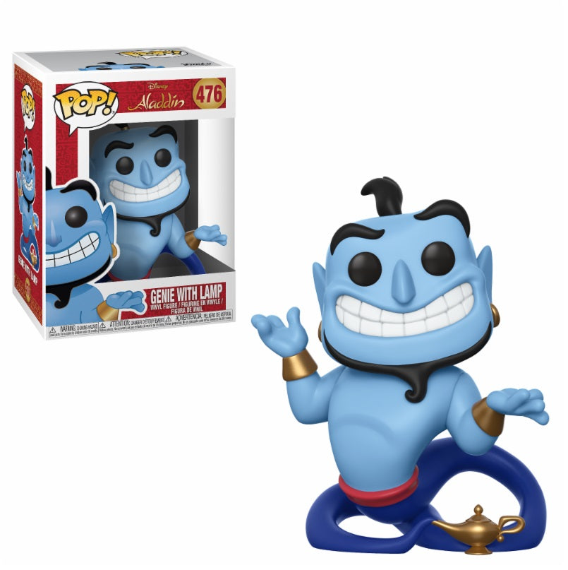 ALADDIN: GENIE WITH LAMP, FUNKO POP! DISNEY #476 - figurine vinyle 10 cm