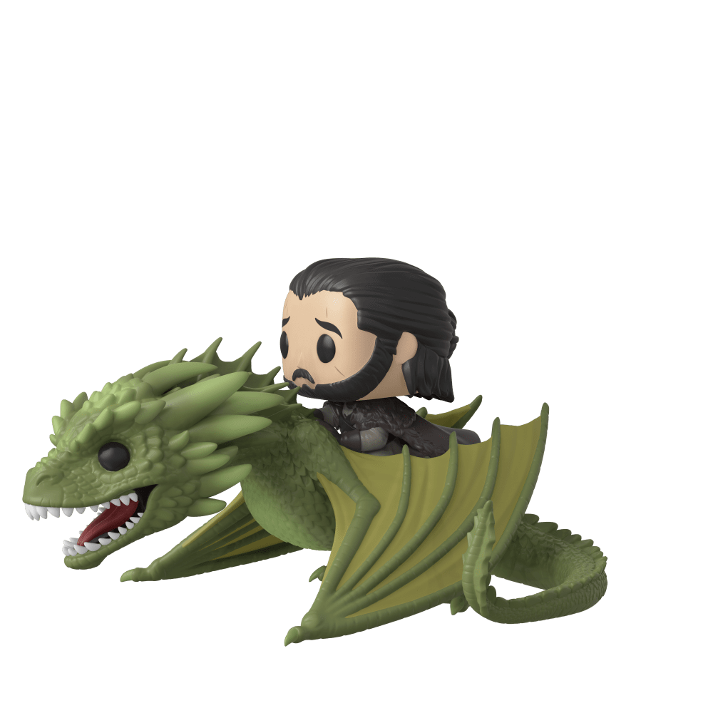 emballage endommagé) Figurine Funko Pop! Jon Snow & Rhaegal Game