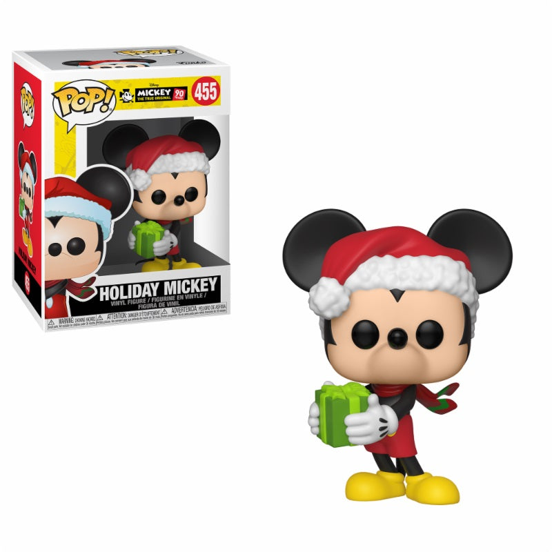 MICKEY MOUSE: HOLIDAY MICKEY (MICKEY THE TRUE ORIGINAL 90 YEARS), FUNKO POP! DISNEY #455 - figurine vinyl 10 cm
