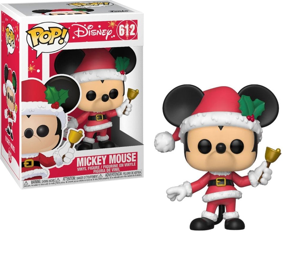 (Boite endommagée) MICKEY MOUSE: HOLIDAY MICKEY, FUNKO POP! DISNEY #612 - figurine vinyl 10 cm