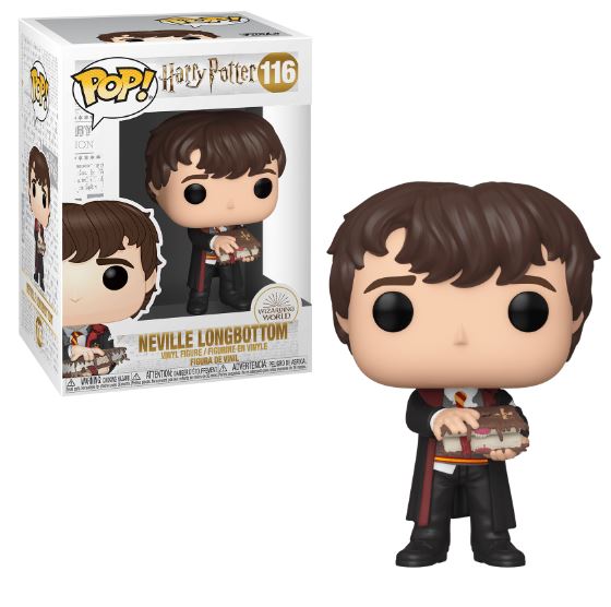 HARRY POTTER: NEVILLE LONGBOTTOM WITH MONSTER BOOK, FUNKO POP! 116