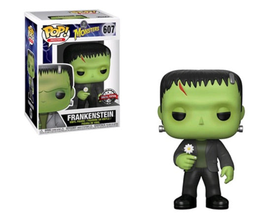 UNIVERSAL STUDIOS MONSTERS: FRANKENSTEIN WITH FLOWER, FUNKO POP! MOVIES #607 - figurine vinyle 10 cm