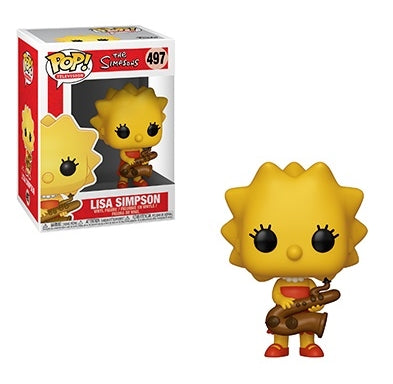 THE SIMPSONS: LISA SIMPSON, FUNKO POP! TELEVISION #497 - figurine vinyl 10 cm