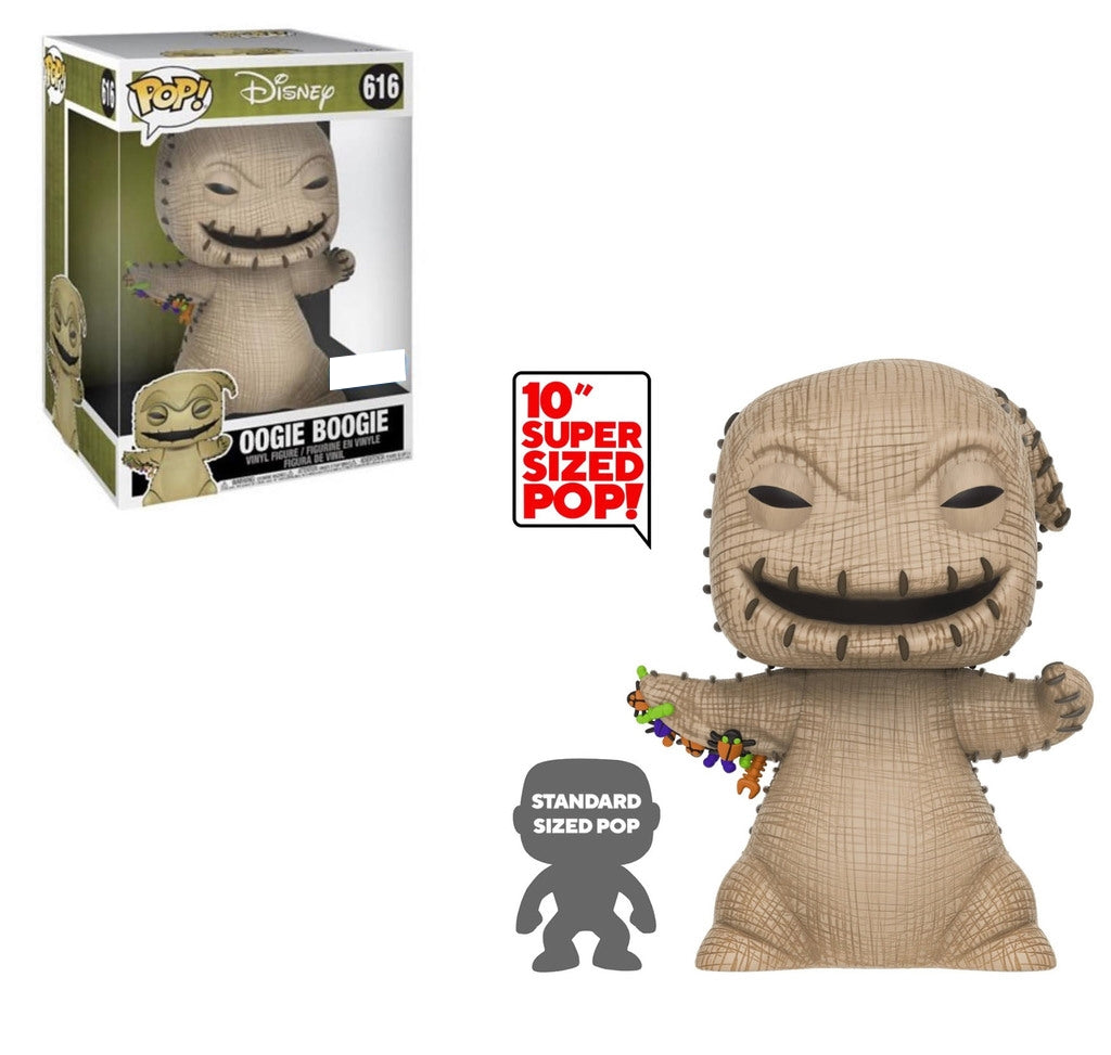 NIGHTMARE BEFORE CHRISTMAS: OOGIE BOOGIE, SUPER SIZED, FUNKO POP! MOVIES #616 - figurine vinyl 25 cm