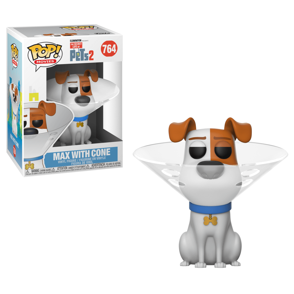 COMME DES BETES 2: MAX WITH CONE, FUNKO POP! MOVIES #764 - figurine vinyl 10 cm