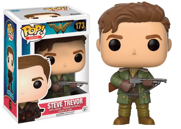 WONDER WOMAN: STEVE TREVOR, FUNKO POP! HEROES #173 - figurine vinyl 10 cm