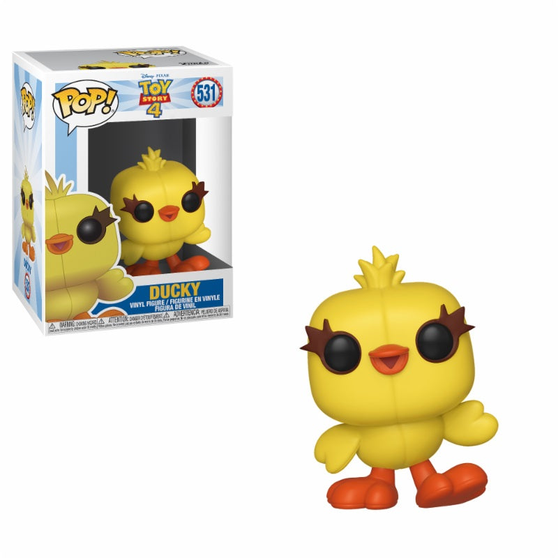 TOY STORY 4: DUCKY, FUNKO POP! DISNEY #531 - figurine vinyle 10 cm