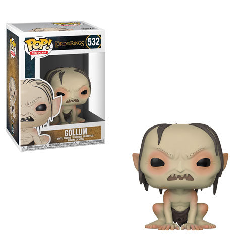 LE SEIGNEUR DES ANNEAUX: GOLLUM, FUNKO POP! MOVIES #532 - figurine vinyle 10 cm