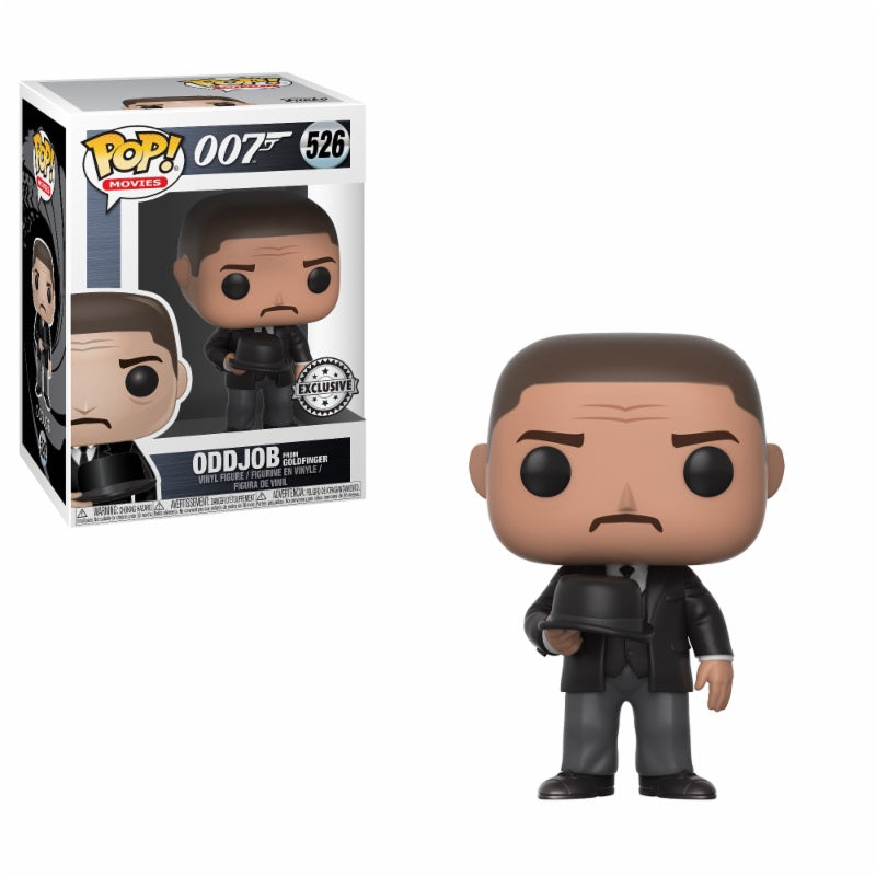 JAMES BOND, GOLDFINGER: ODDJOB (THROWING HAT EXCLUSIVE), FUNKO POP! MOVIES #526 - figurine vinyl 10 cm