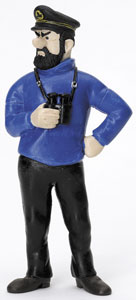TINTIN - HADDOCK "JUMELLES" - figurine pvc