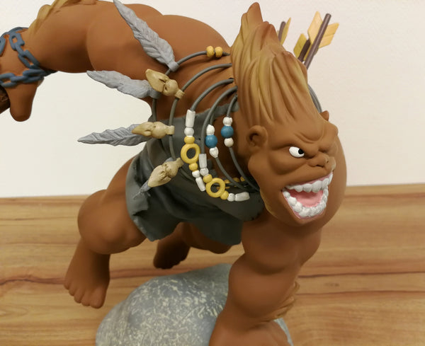 LANFEUST DE TROY: HEBUS SUR SON ROCHER - statuette résine 31 cm