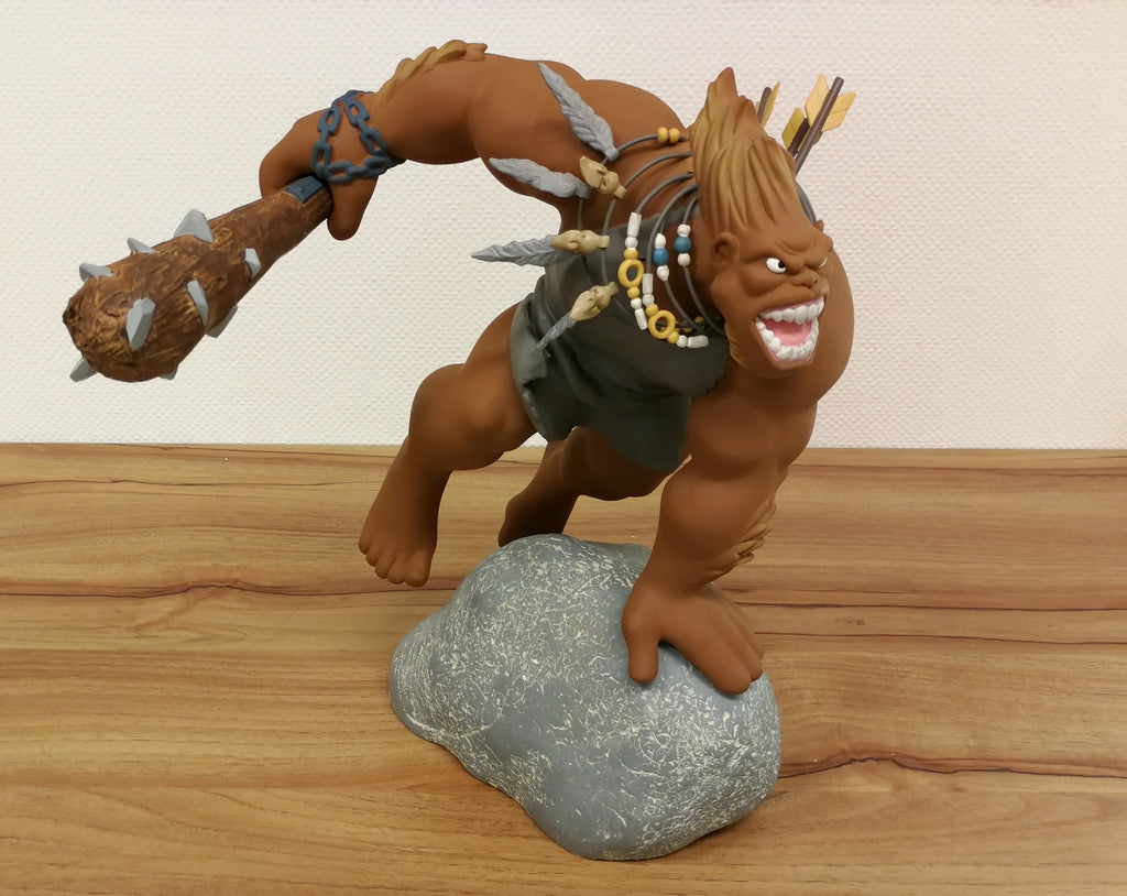 LANFEUST DE TROY: HEBUS SUR SON ROCHER - statuette résine 31 cm