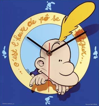 Horloge Schtroumpf Dormeur Démons & Merveilles - Coffret Origine Scellé, 1996