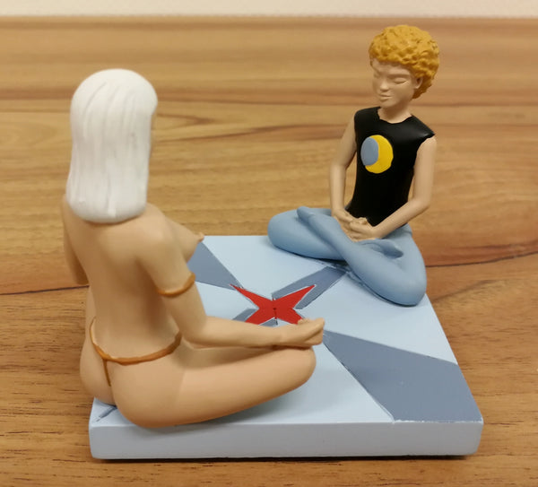 L'INCAL: SOLUNE & ANIMAH - statuette en résine 7 cm