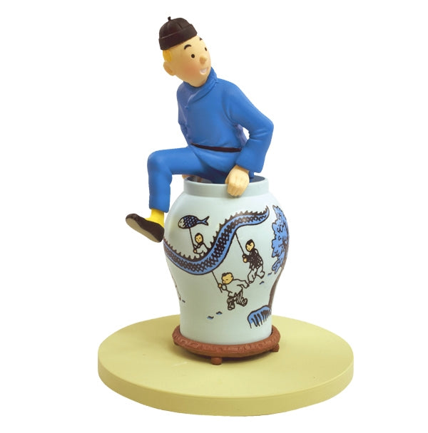 Figurine Tintin Extrême-Orient "Le Lotus Bleu" Moulinsart 2009 (43108)
