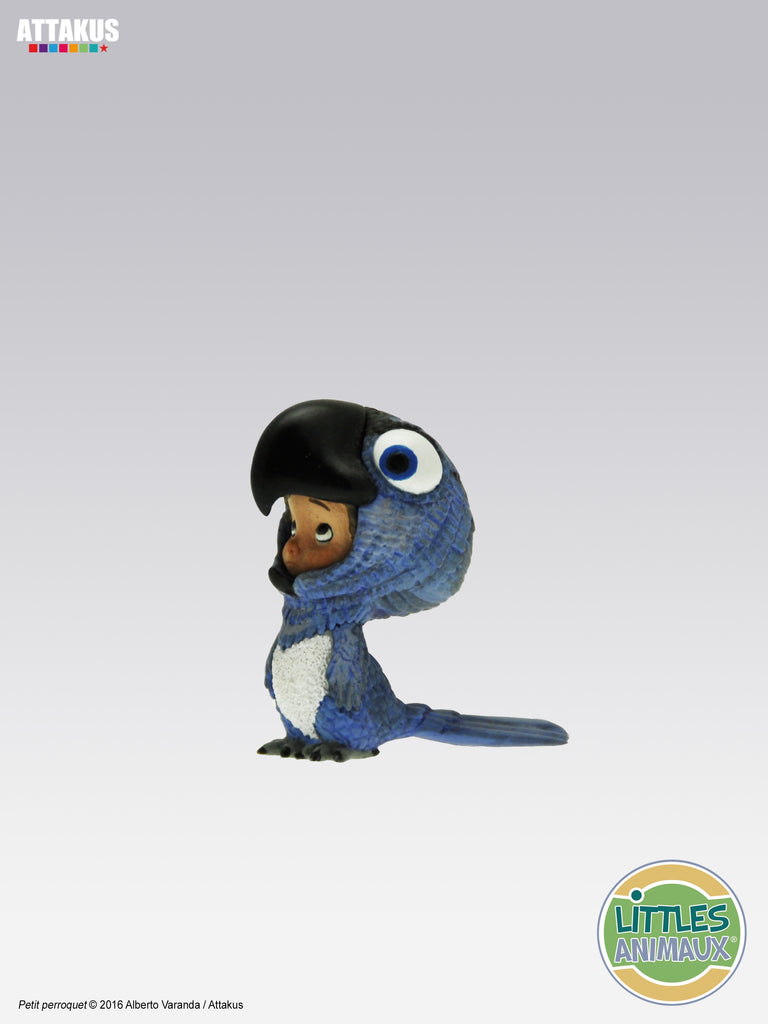 LITTLES ANIMAUX (VARANDA): LITTLE PERROQUET - figurine pvc 4.5 cm