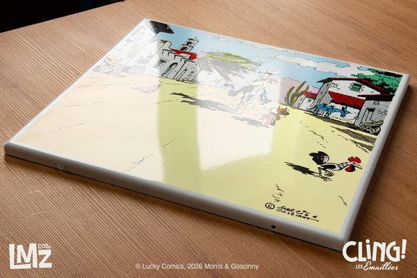 Plaque Emaillée Lucky Luke, Tortillas pour les Dalton, LMZ Collectibles CLING! Les Emaillées 2026