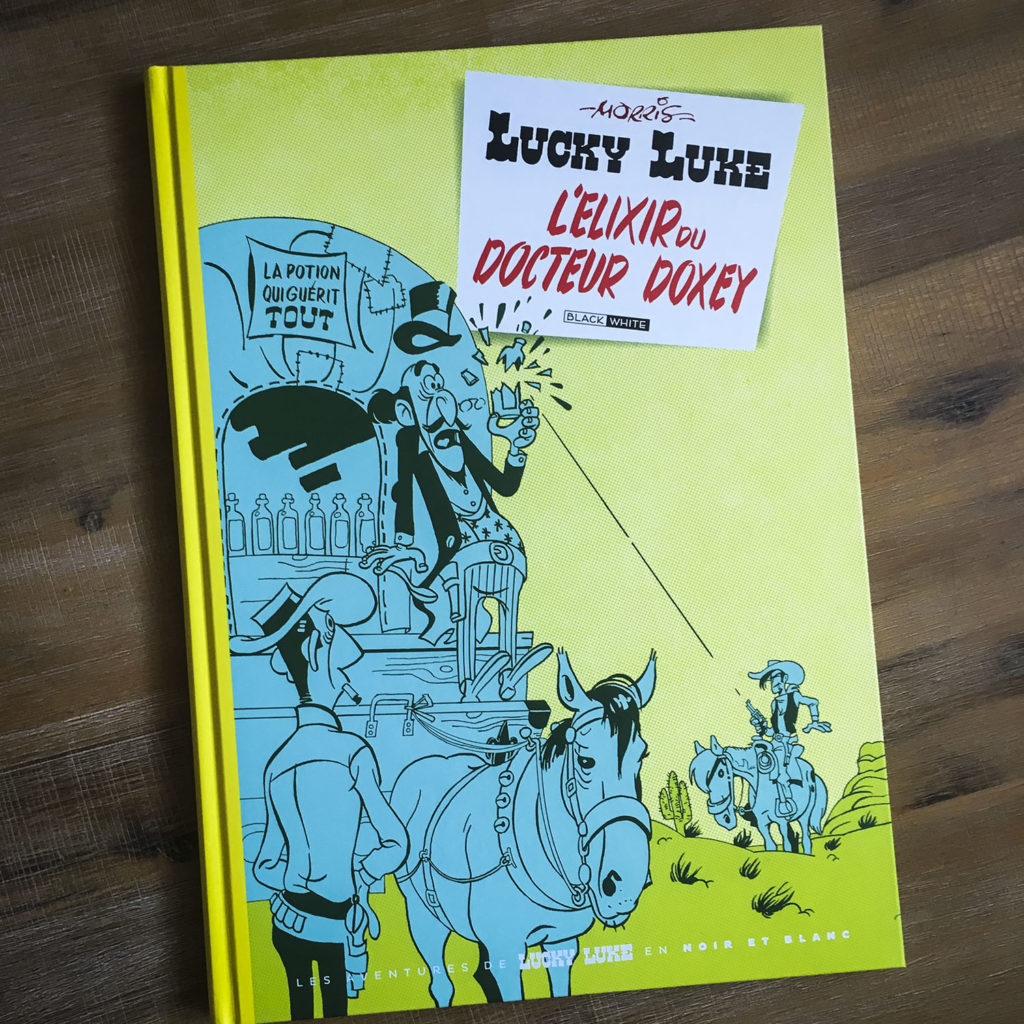 LUCKY LUKE EN NOIR & BLANC VOL. 3: L'ELIXIR DU DOCTEUR DOXEY - tirage luxe 25 x 35 cm