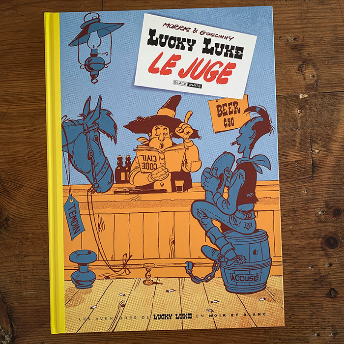 LUCKY LUKE EN NOIR & BLANC VOL. 6: LE JUGE - tirage luxe 25 x 35 cm
