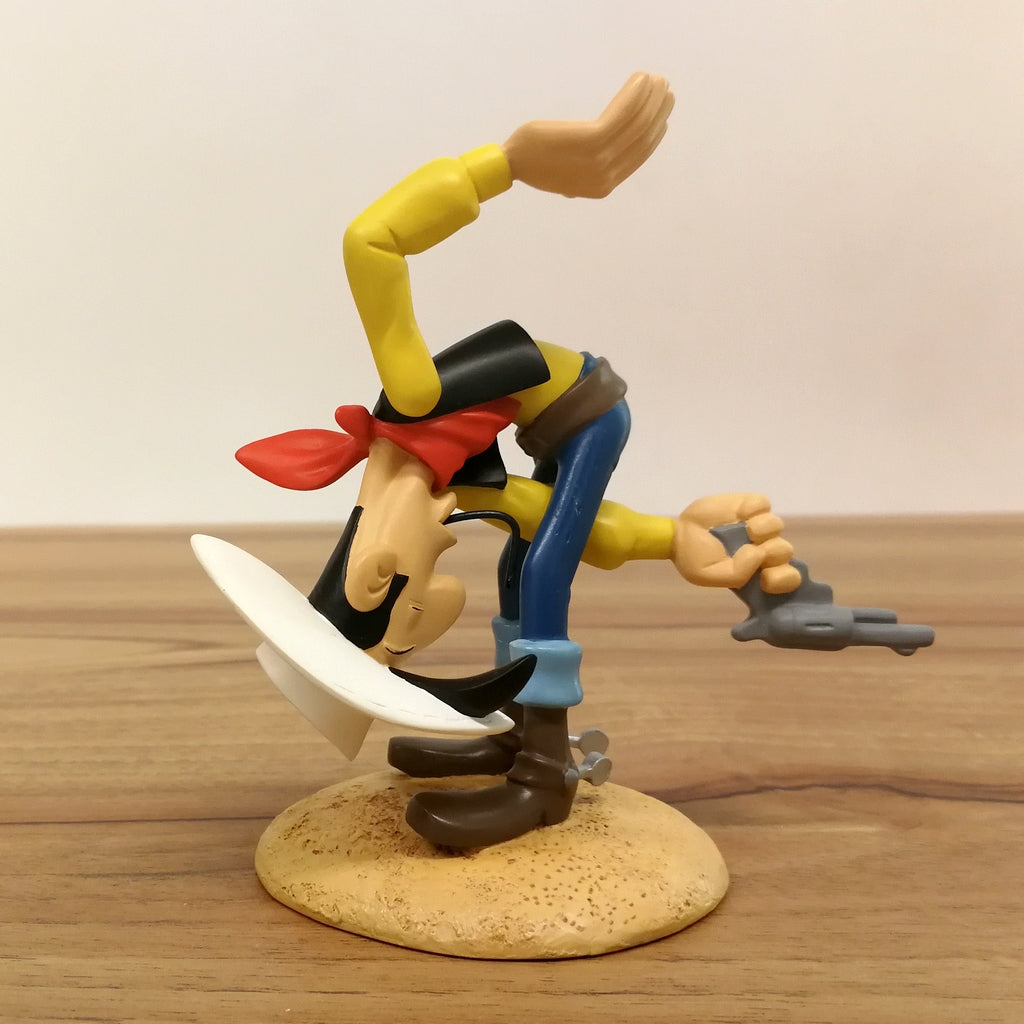 LUCKY LUKE: LUCKY LUKE SUR DEUX PIEDS - statuette résine 10 cm