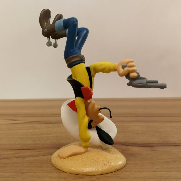 LUCKY LUKE: LUCKY LUKE SUR UNE MAIN - statuette résine 12.5 cm