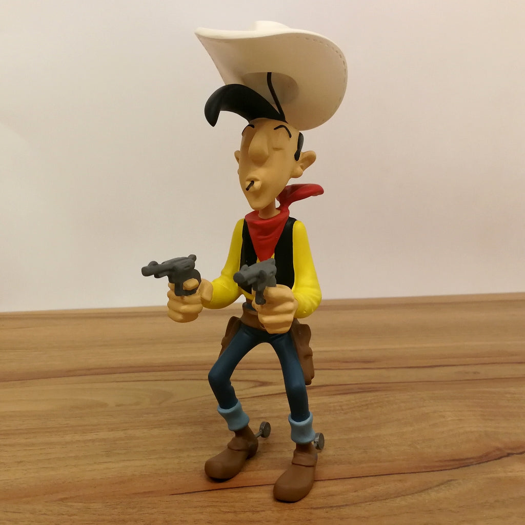 Sculpture Lucky Luke Leblon-Delienne – Duel – 1995 – Certifiée – Résine