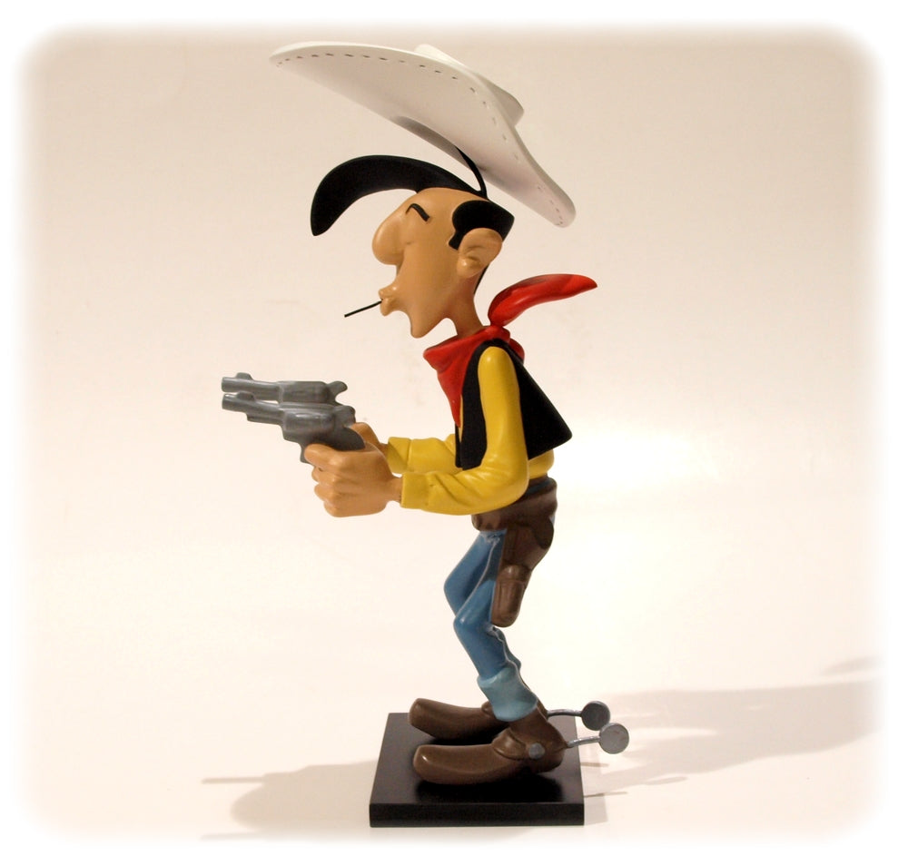 Très rare lot Figurines lucky luke leblon delienne TRALALA 2001 ET 2003 BOITE D ORIGINE - Collection
