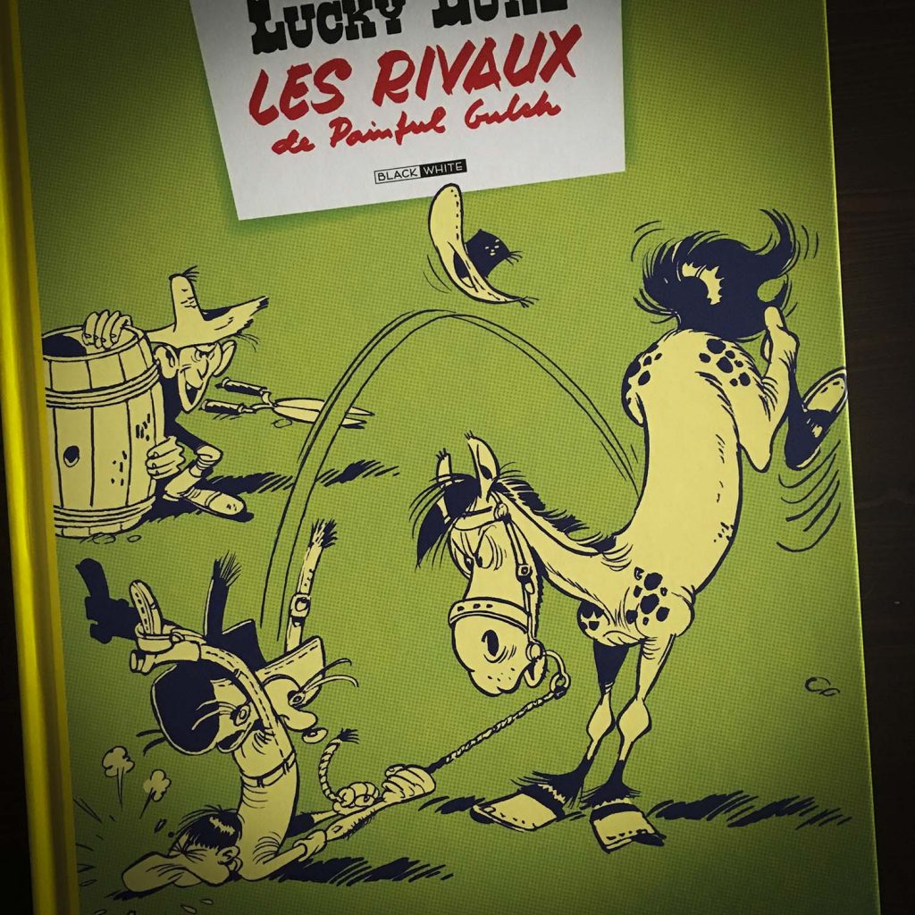 LUCKY LUKE EN NOIR & BLANC VOL. 1: LES RIVAUX DE PAINFUL GULCH - tirage luxe 25 x 35 cm