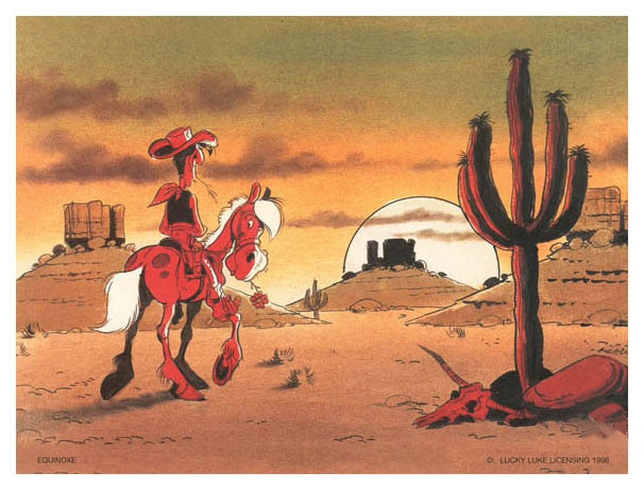 lucky_luke_sunset_affiche_equi
