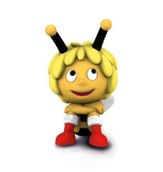 MAYA L'ABEILLE: MAYA AVEC BOTTES DE NOEL - figurine plastique